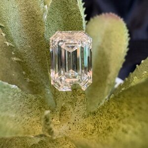 3.54 ct F, VS1 Emerald Cut Diamond